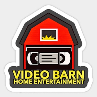 Video Barn Home Entertainment Logo Sticker